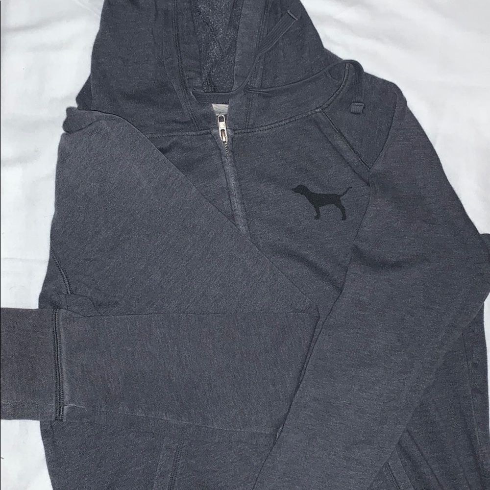 Pink zip up hoodie